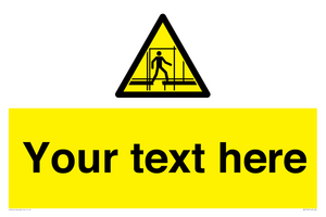 Custom Scaffold Incomplete Sign